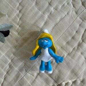 Smurfette Figure Toy - Blue & Yellow Kids Action Figure
